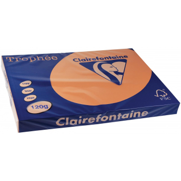 Clairefontaine Trophée Pastel A3 abrikoos, 120 g, 250 vel