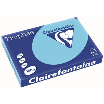 Clairefontaine Trophée Pastel A3 helblauw, 160 g, 250 vel