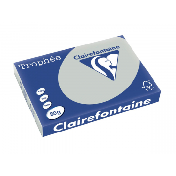 Clairefontaine Trophée Pastel A3 lichtgrijs, 80 g, 500 vel