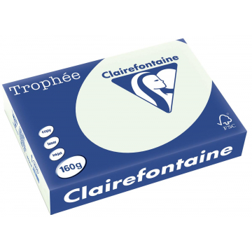 Clairefontaine Trophée Pastel A4 lichtgroen, 160 g, 250 vel