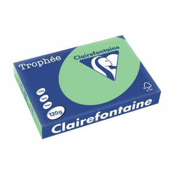 Clairefontaine Trophée Pastel A4 natuurgroen, 120 g, 250 vel