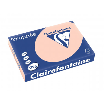 Clairefontaine Trophée Pastel A4 zalm, 120 g, 250 vel