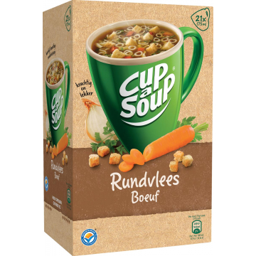 Cup-a-Soup rundvlees, pak van 21 zakjes