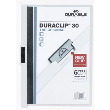 Durable klemmap Duraclip Original 30 wit