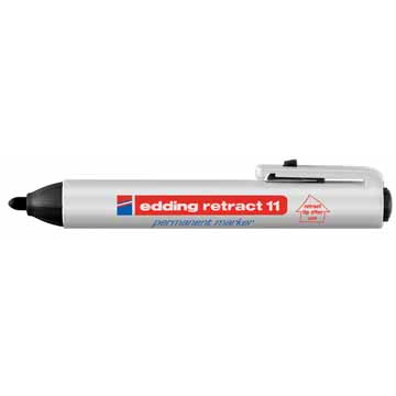 Edding permanent marker Retract 11 zwart