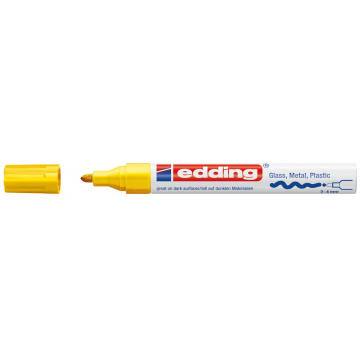 Edding glanslakmarker e-750 CR geel