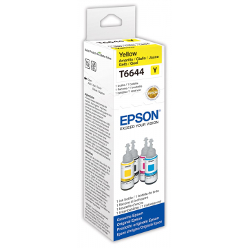 Epson inktfles T664 geel, 6500 pagina's - OEM: C13T664440