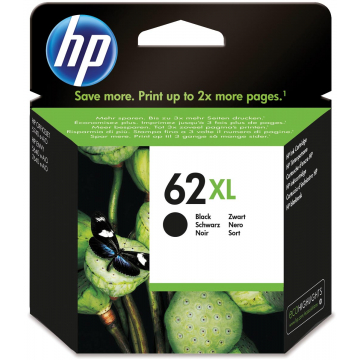 HP inktcartridge 62XL zwart, 600 pagina's - OEM: C2P05AE