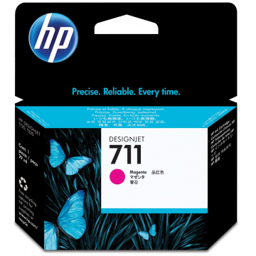 HP inktcartridge 711 magenta, 38 ml - OEM: CZ131A