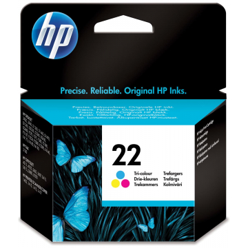 HP Printkop cartridge color 22 - 165 pagina's - C9352AE