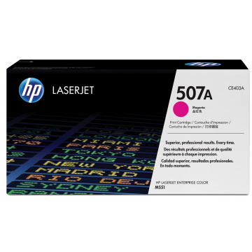 HP Tonercartridge magenta 507A - 6000 pagina's - CE403A