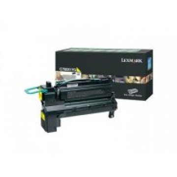 Lexmark tonercartridge C792X1YG yellow return