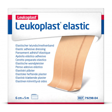 Leukoplast elastische pleister, 6 cm x 5 m