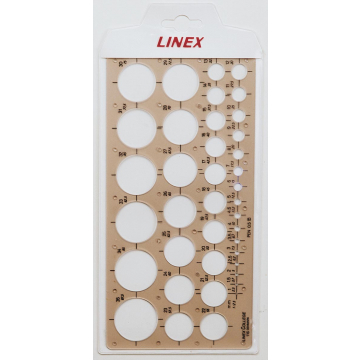 Linex cirkelsjabloon 1 - 35 mm