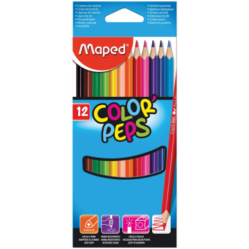 Maped kleurpotlood Color'Peps 12 potloden