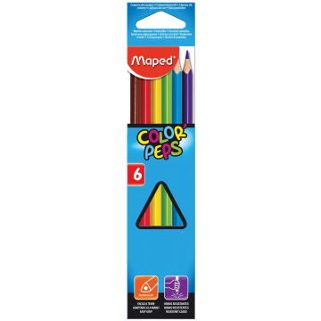 Maped kleurpotlood Color'Peps 6 potloden