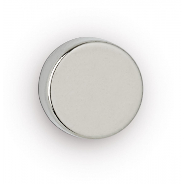 MAUL neodymium schijfmagneet Ø12x5mm 4kg blister 4 zilver, whitebord