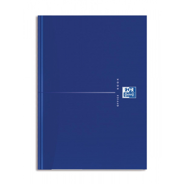 Oxford OFFICE Essentials gebonden boek, 192 bladzijden, gelijnd, ft A5, original blue