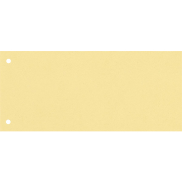 Oxford verdeelstroken 24 x 10,5 cm, 2-gaats, geel, 100 stuks