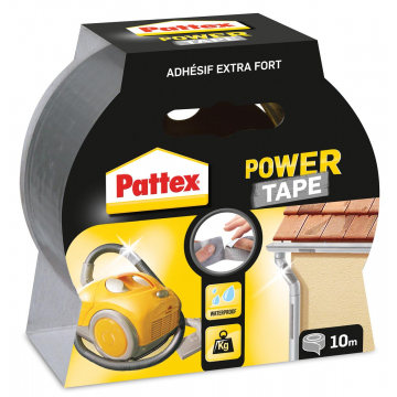 Pattex plakband Power Tape lengte: 10 m, grijs