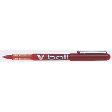 Pilot liquid-ink roller V-Ball V5, rood