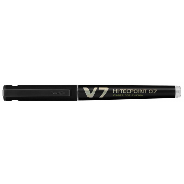 Pilot Roller Hi-Tecpoint V7 0,7 mm zwart