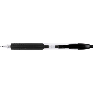 Q-CONNECT balpen, met grip, medium punt, zwart