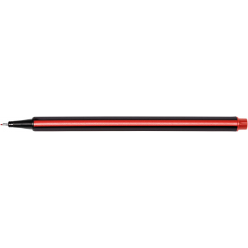 Q-CONNECT fineliner, 0,4 mm, driehoekig, rood