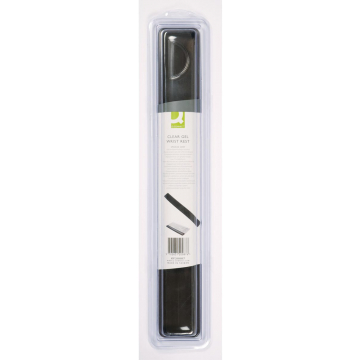 Q-CONNECT polssteun antislip transparant zwart