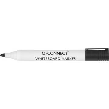 Q-CONNECT whiteboardmarker, 2-3 mm, ronde punt, zwart
