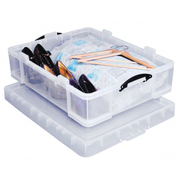 Really Useful Box 70 liter, transparant