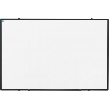 Smit Visual magnetisch whiteboard Softline, emaille, zwart, 60 x 90 cm