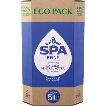 Spa Reine, niet-bruisend, eco pack van 5 l
