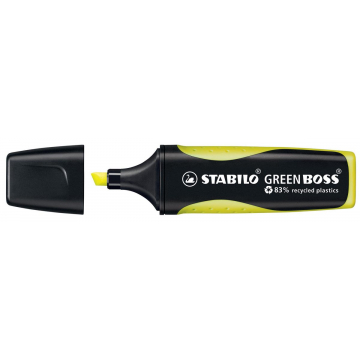 Stabilo Markeerstift Green Boss geel