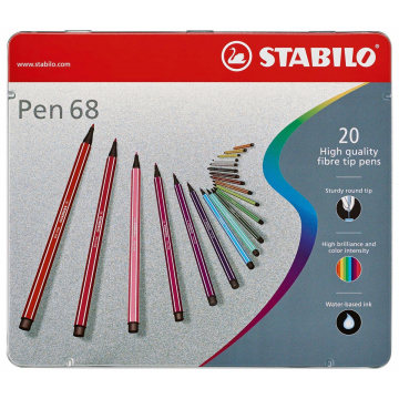 Stabilo Viltstift Pen 68 20 stiften