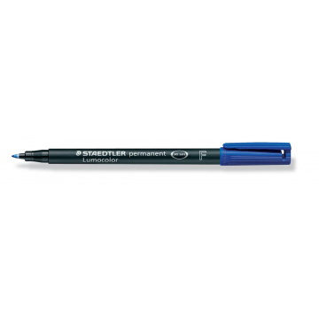 Staedtler OHP-marker Lumocolor Permanent blauw, fijn 0,6 mm