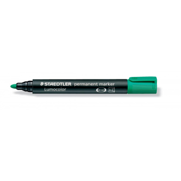 Staedtler permanente marker groen, schrijfbreedte 2 mm, ronde punt