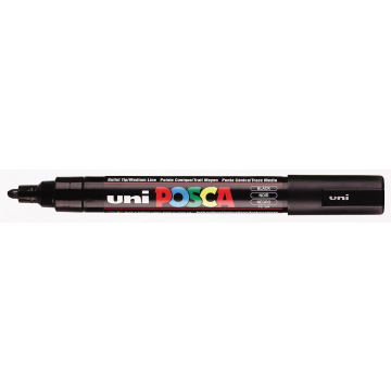 uni-ball Paint Marker op waterbasis Posca PC-5M zwart