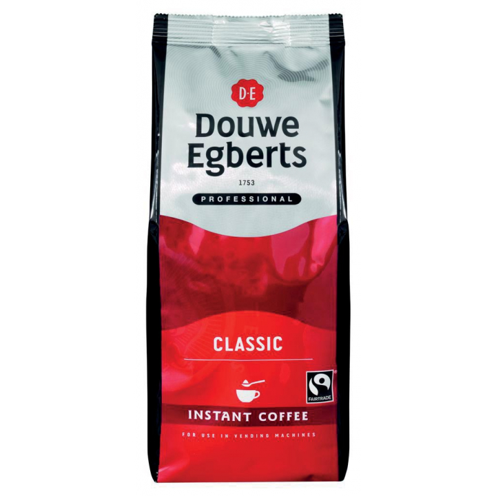 Leerling tussen bespotten Douwe Egberts instant koffie, Classic, fairtrade, pak van 300 gram kopen? -  Office Supplies