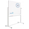 Smit Visual whiteboard, emaille en aluminium, magnetisch, 150 x 120 cm