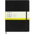 Notitieboek Moleskine XL 190x250mm ruit 5x5 hard cover zwart