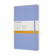 Notitieboek Moleskine large 130x210mm lijn soft cover hydrangea blue
