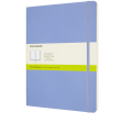 Notitieboek Moleskine XL 190x250mm blanco soft cover hydrangea blue