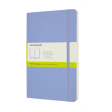 Notitieboek Moleskine large 130x210mm blanco soft cover hydrangea blue