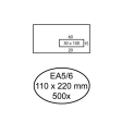 Envelop Hermes EA5/6 110x220mm venster 3x10rechts zelfkl 500