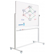 Smit Visual kantelbord, gelakt staal, magnetisch, aluminium frame, 150 x 120 cm