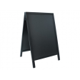 Stoepbord Securit 55x85x3cm zwart hout