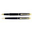 Balpen Waterman HÃÂ©misphÃÂ¨re black lacquer GT medium