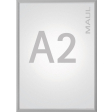 MAUL clicklijst standaard, lijst 25mm A2, zilverkleurig posterframe