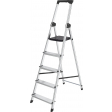 Brasq trapladder SL500, aluminium, zilver, 5 treden